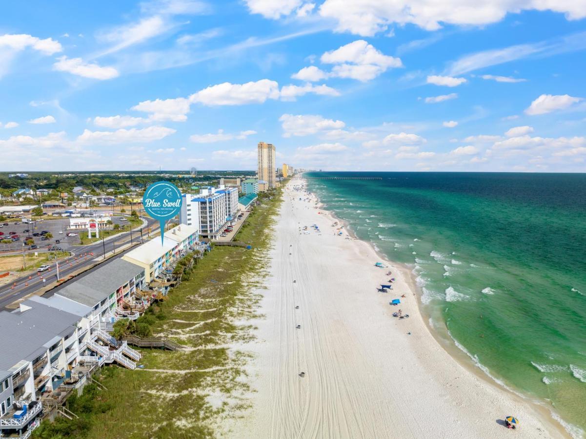 2Bd/25Ba Gulf Front Townhome Near Pier Park! Gulf Views! Beach Access! Panama City Beach Exteriör bild