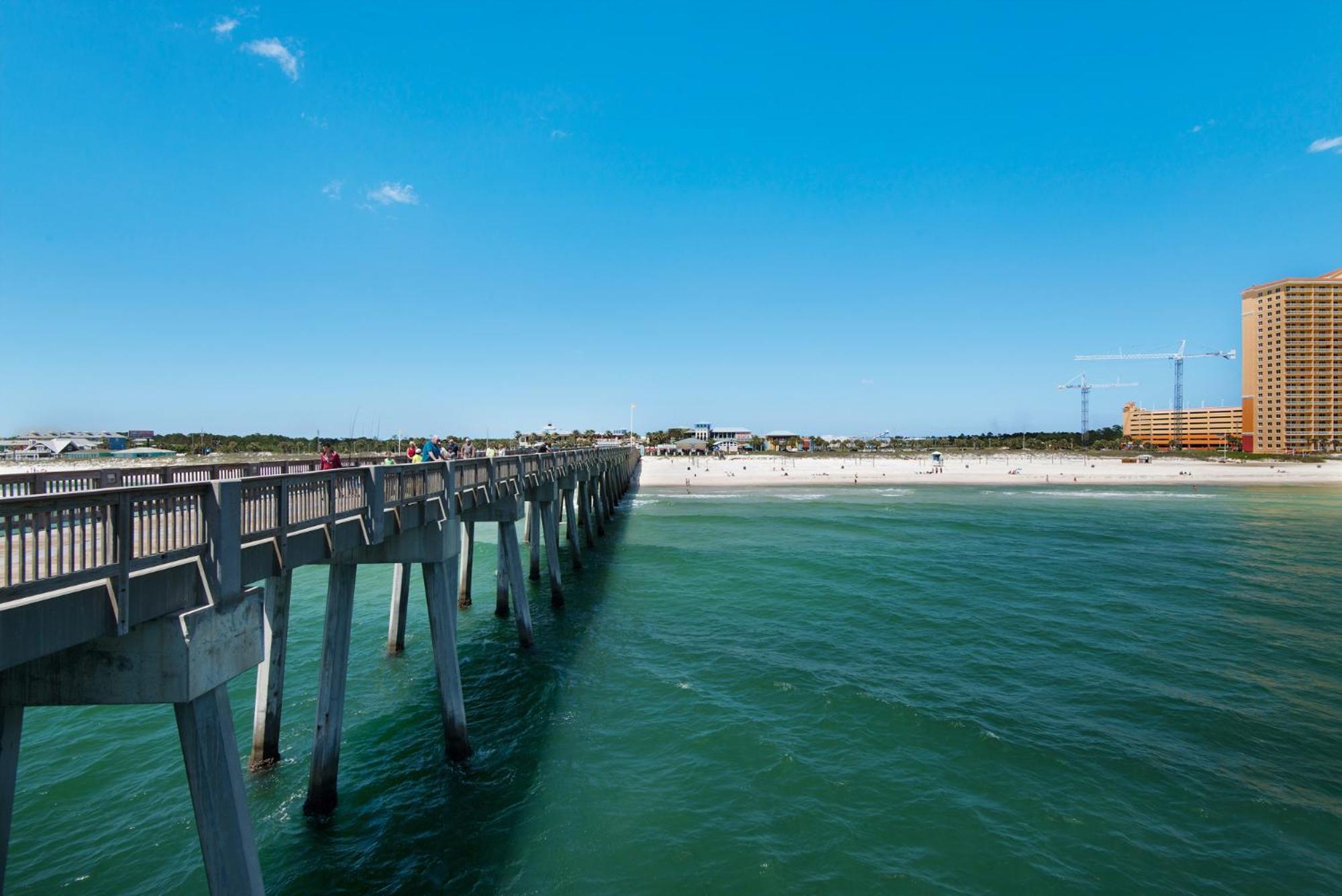 2Bd/25Ba Gulf Front Townhome Near Pier Park! Gulf Views! Beach Access! Panama City Beach Exteriör bild